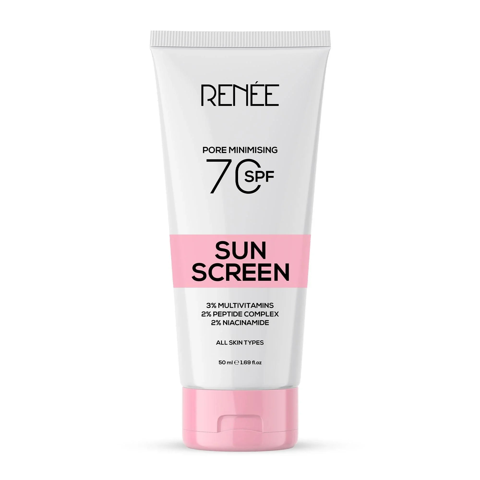 RENEE Pore Minimizing Sunscreen SPF 70 – Protect, Brighten & Refine Your Skin! RENEE Pore Minimizing Sunscreen SPF 70 – Protect, Brighten & Refine Your Skin!