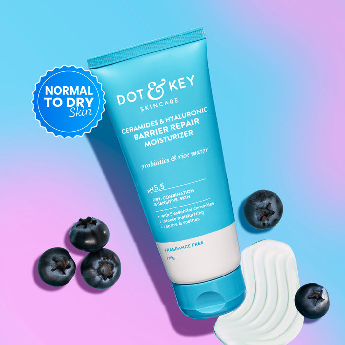 Dot & Key Barrier Repair Moisturizer (Hyaluronic + Ceramides) – Restore, Hydrate & Strengthen Your Skin Barrier! Dot & Key Barrier Repair Moisturizer (Hyaluronic + Ceramides) – Restore, Hydrate & Strengthen Your Skin Barrier!